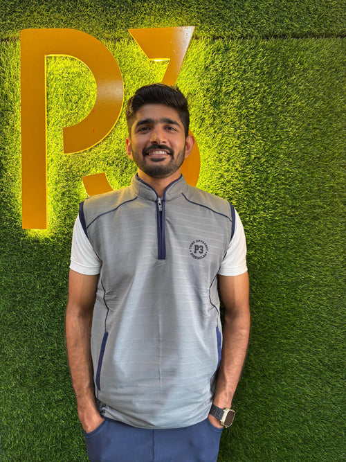 P3 Cricket Sweater Grey