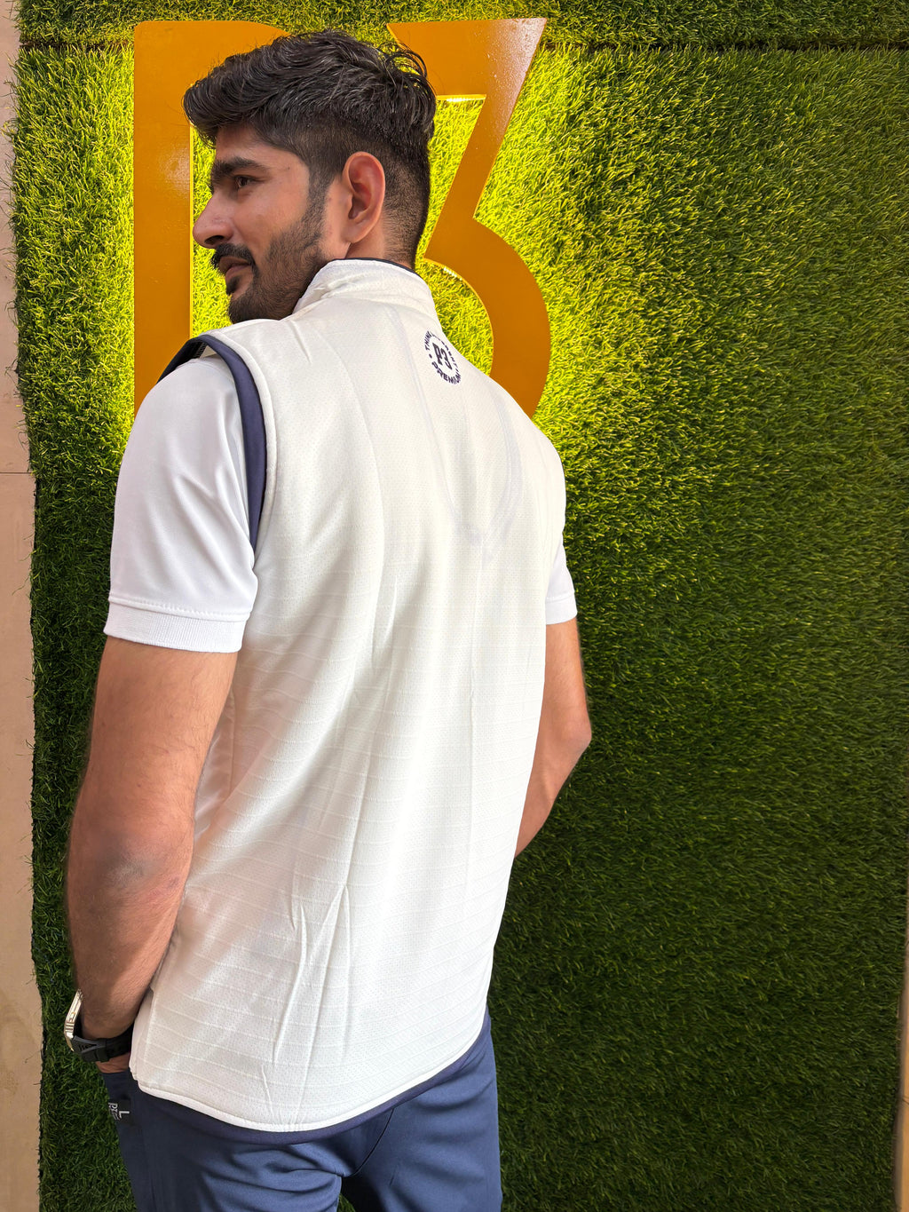 P3 Cricket Sweater White