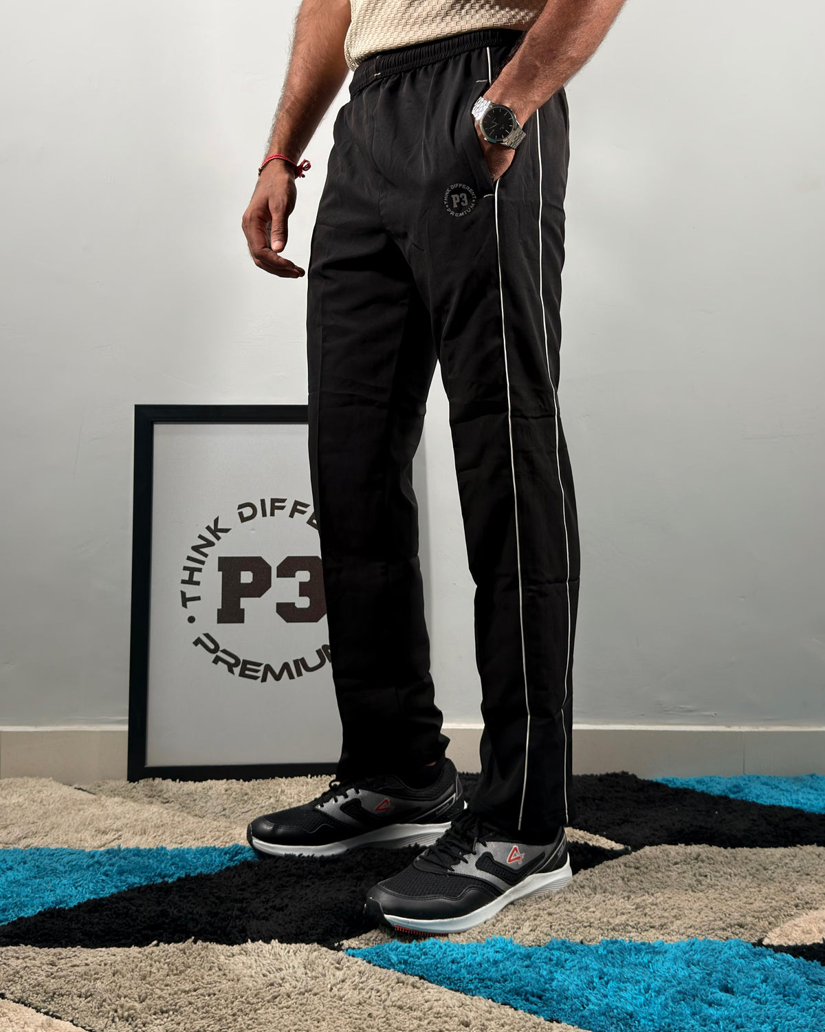 Terry Straight fit Black