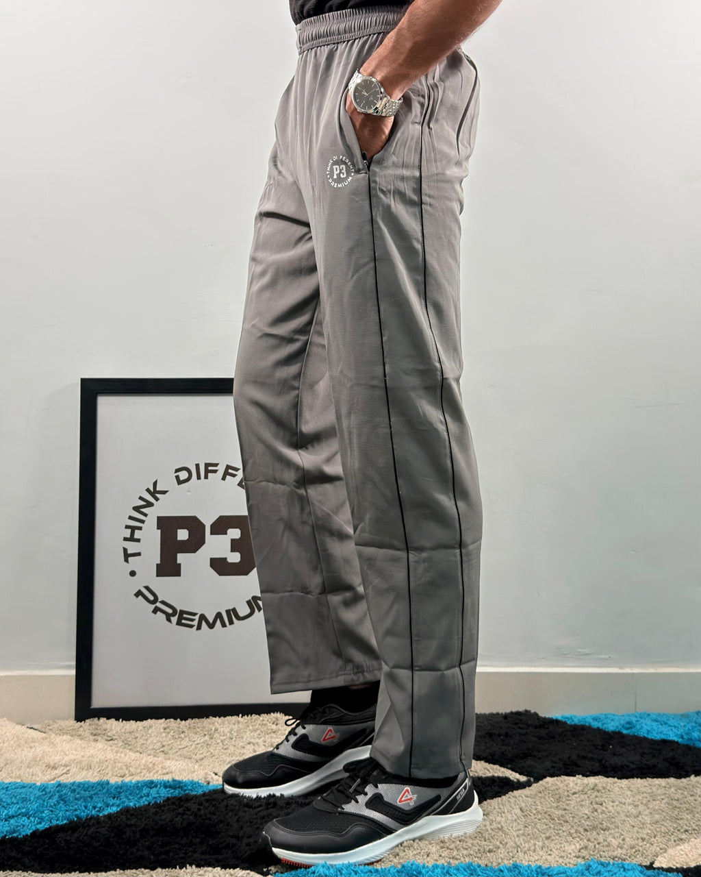 Terry Straight fit Light Gray