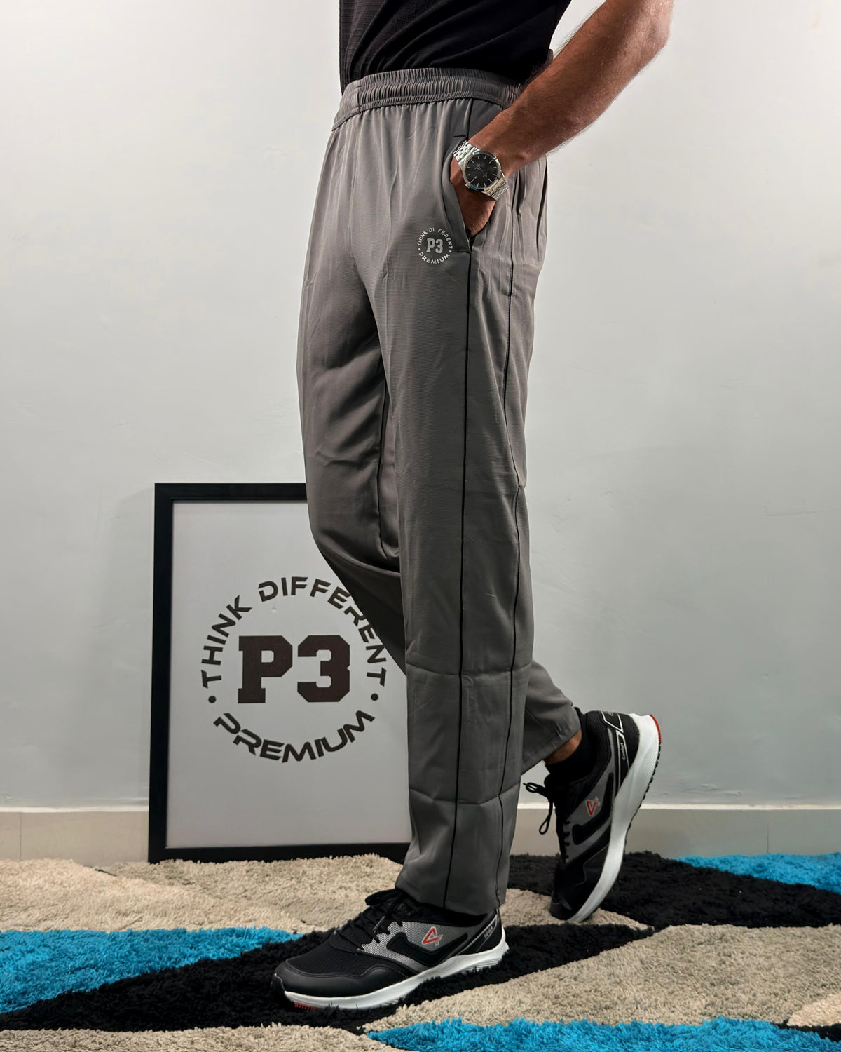 Terry Straight fit Light Gray